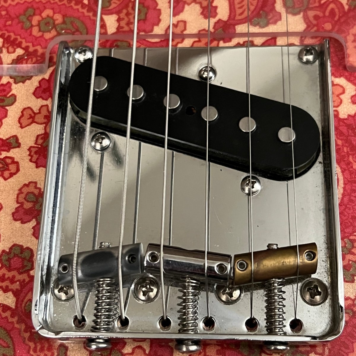 SOLD - Crook Custom Guitars Paisley Tele 2000s One Off Custom Telecaster - Mahar's Vintage Guitars