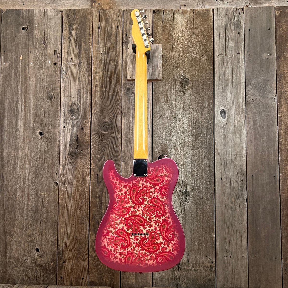 SOLD - Crook Custom Guitars Paisley Tele 2000s One Off Custom Telecaster - Mahar's Vintage Guitars