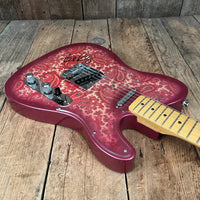 SOLD - Crook Custom Guitars Paisley Tele 2000s One Off Custom Telecaster - Mahar's Vintage Guitars