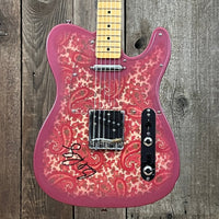 SOLD - Crook Custom Guitars Paisley Tele 2000s One Off Custom Telecaster - Mahar's Vintage Guitars
