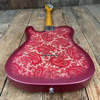 SOLD - Crook Custom Guitars Paisley Tele 2000s One Off Custom Telecaster - Mahar's Vintage Guitars