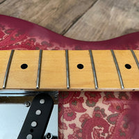 SOLD - Crook Custom Guitars Paisley Tele 2000s One Off Custom Telecaster - Mahar's Vintage Guitars