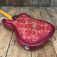 SOLD - Crook Custom Guitars Paisley Tele 2000s One Off Custom Telecaster - Mahar's Vintage Guitars