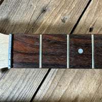 SOLD - Danelectro Double Neck Baritone and Guitar 2001 Black Burst with Case - Mahar's Vintage Guitars