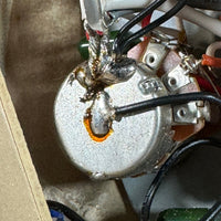 SOLD - Danelectro Double Neck Baritone and Guitar 2001 Black Burst with Case - Mahar's Vintage Guitars