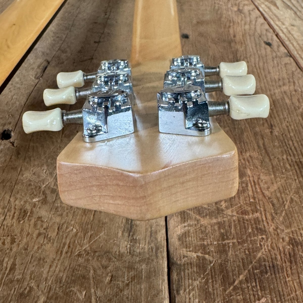 SOLD - Danelectro Double Neck Baritone and Guitar 2001 Black Burst with Case - Mahar's Vintage Guitars