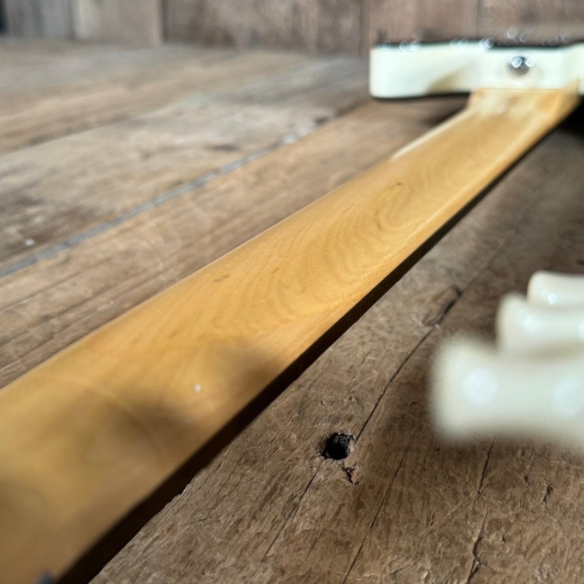 SOLD - Danelectro Double Neck Baritone and Guitar 2001 Black Burst with Case - Mahar's Vintage Guitars