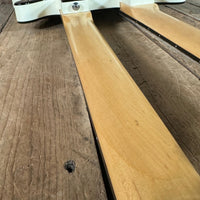 SOLD - Danelectro Double Neck Baritone and Guitar 2001 Black Burst with Case - Mahar's Vintage Guitars