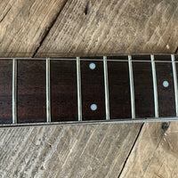 SOLD - Danelectro Double Neck Baritone and Guitar 2001 Black Burst with Case - Mahar's Vintage Guitars