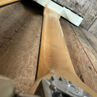 SOLD - Danelectro Double Neck Baritone and Guitar 2001 Black Burst with Case - Mahar's Vintage Guitars