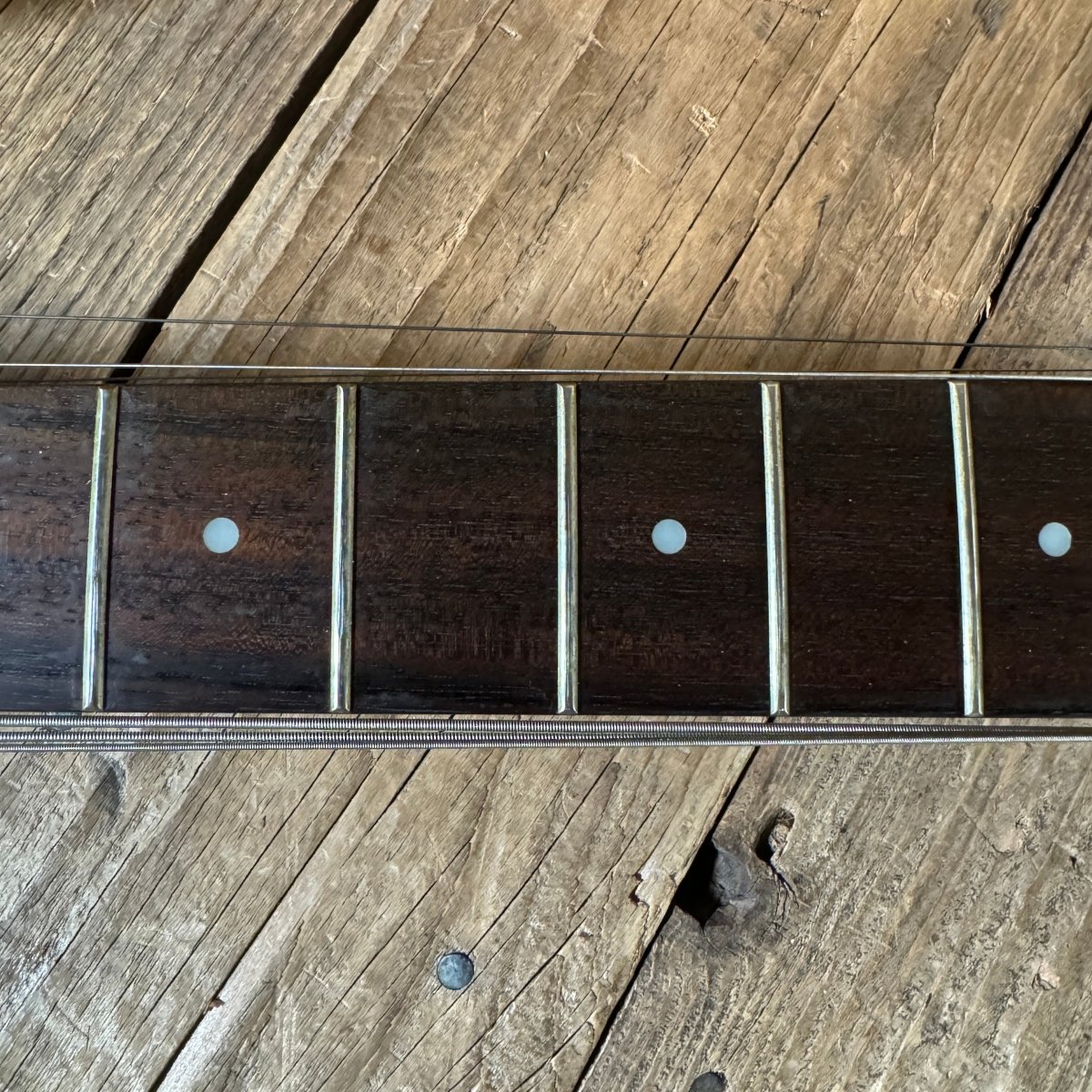 SOLD - Danelectro Double Neck Baritone and Guitar 2001 Black Burst with Case - Mahar's Vintage Guitars