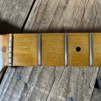 SOLD - Danocaster Blackguard Telecaster Singlecut V Neck 2017 Butterscotch Blonde - Mahar's Vintage Guitars