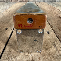 SOLD - Danocaster Blackguard Telecaster Singlecut V Neck 2017 Butterscotch Blonde - Mahar's Vintage Guitars