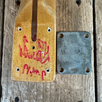 SOLD - Danocaster Blackguard Telecaster Singlecut V Neck 2017 Butterscotch Blonde - Mahar's Vintage Guitars