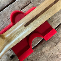 SOLD - Danocaster Blackguard Telecaster Singlecut V Neck 2017 Butterscotch Blonde - Mahar's Vintage Guitars