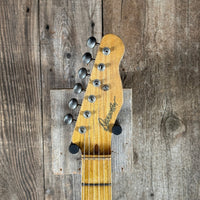 SOLD - Danocaster Blackguard Telecaster Singlecut V Neck 2017 Butterscotch Blonde - Mahar's Vintage Guitars