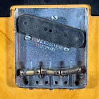 SOLD - Danocaster Blackguard Telecaster Singlecut V Neck 2017 Butterscotch Blonde - Mahar's Vintage Guitars