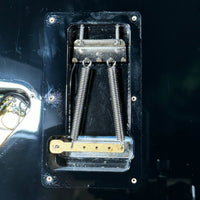 SOLD - Ernie Ball Music Man Axis Quilt Top With Matching Headstock 2020 Trans Gold Flame - Mahar's Vintage Guitars