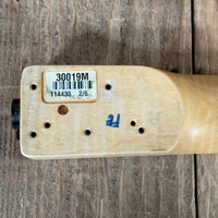 SOLD - Ernie Ball Music Man Axis Quilt Top With Matching Headstock 2020 Trans Gold Flame - Mahar's Vintage Guitars