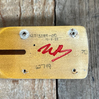 SOLD - Fender 1957 Strat Relic Aged HLE 2022 Gold Relic 7.5 lbs! - Mahar's Vintage Guitars