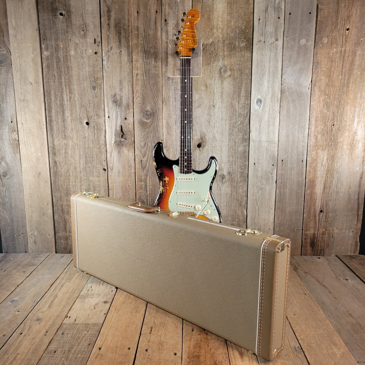 SOLD - Fender 1962 Stratocaster Heavy Relic Gold Hardware 2019 - Mahar's Vintage Guitars