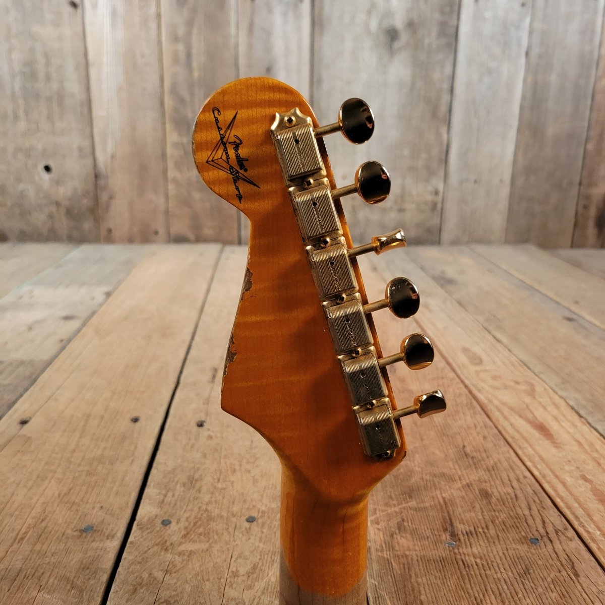 SOLD - Fender 1962 Stratocaster Heavy Relic Gold Hardware 2019 - Mahar's Vintage Guitars