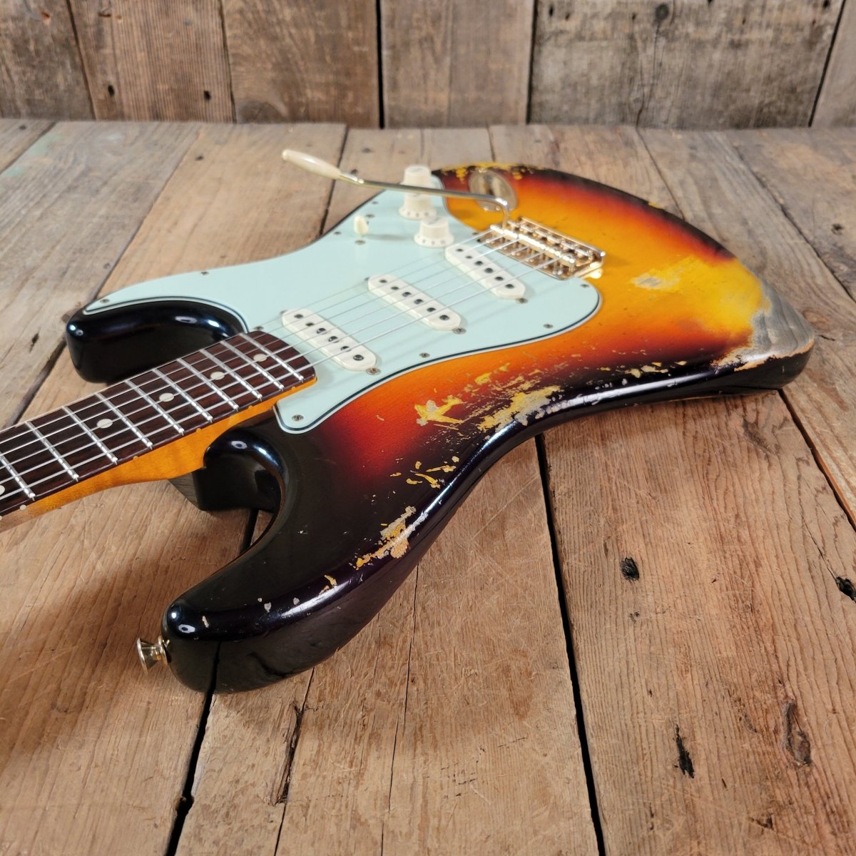 SOLD - Fender 1962 Stratocaster Heavy Relic Gold Hardware 2019 - Mahar's Vintage Guitars