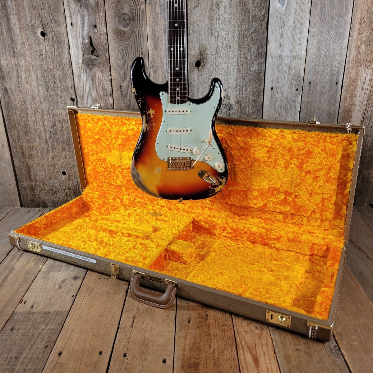 SOLD - Fender 1962 Stratocaster Heavy Relic Gold Hardware 2019 - Mahar's Vintage Guitars