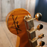 SOLD - Fender 1962 Stratocaster Heavy Relic Gold Hardware 2019 - Mahar's Vintage Guitars