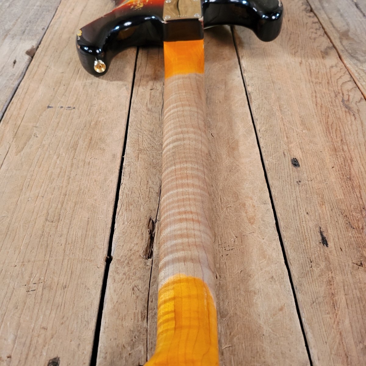 SOLD - Fender 1962 Stratocaster Heavy Relic Gold Hardware 2019 - Mahar's Vintage Guitars