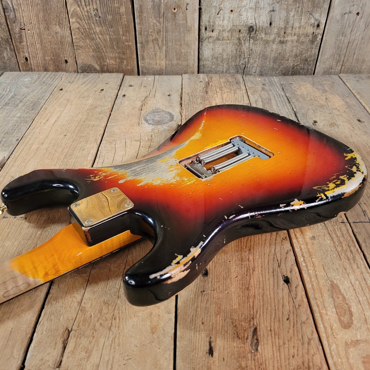 SOLD - Fender 1962 Stratocaster Heavy Relic Gold Hardware 2019 - Mahar's Vintage Guitars