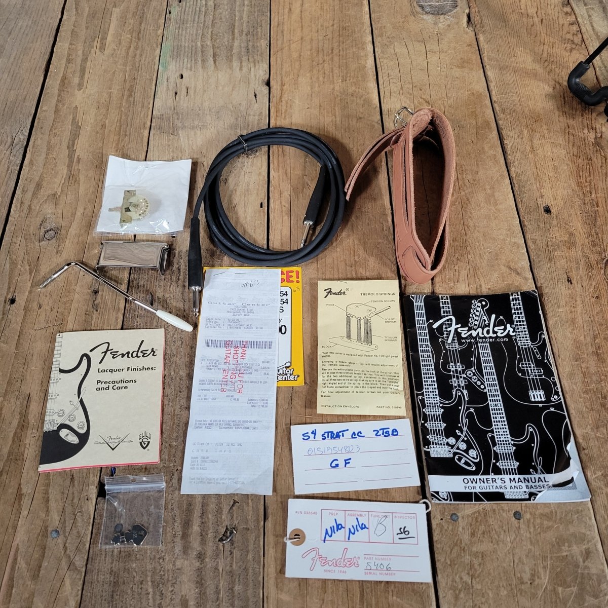 SOLD - Fender 50th Anniversary '54 Stratocaster 2004 Masterbuilt Greg Fessler - Mahar's Vintage Guitars