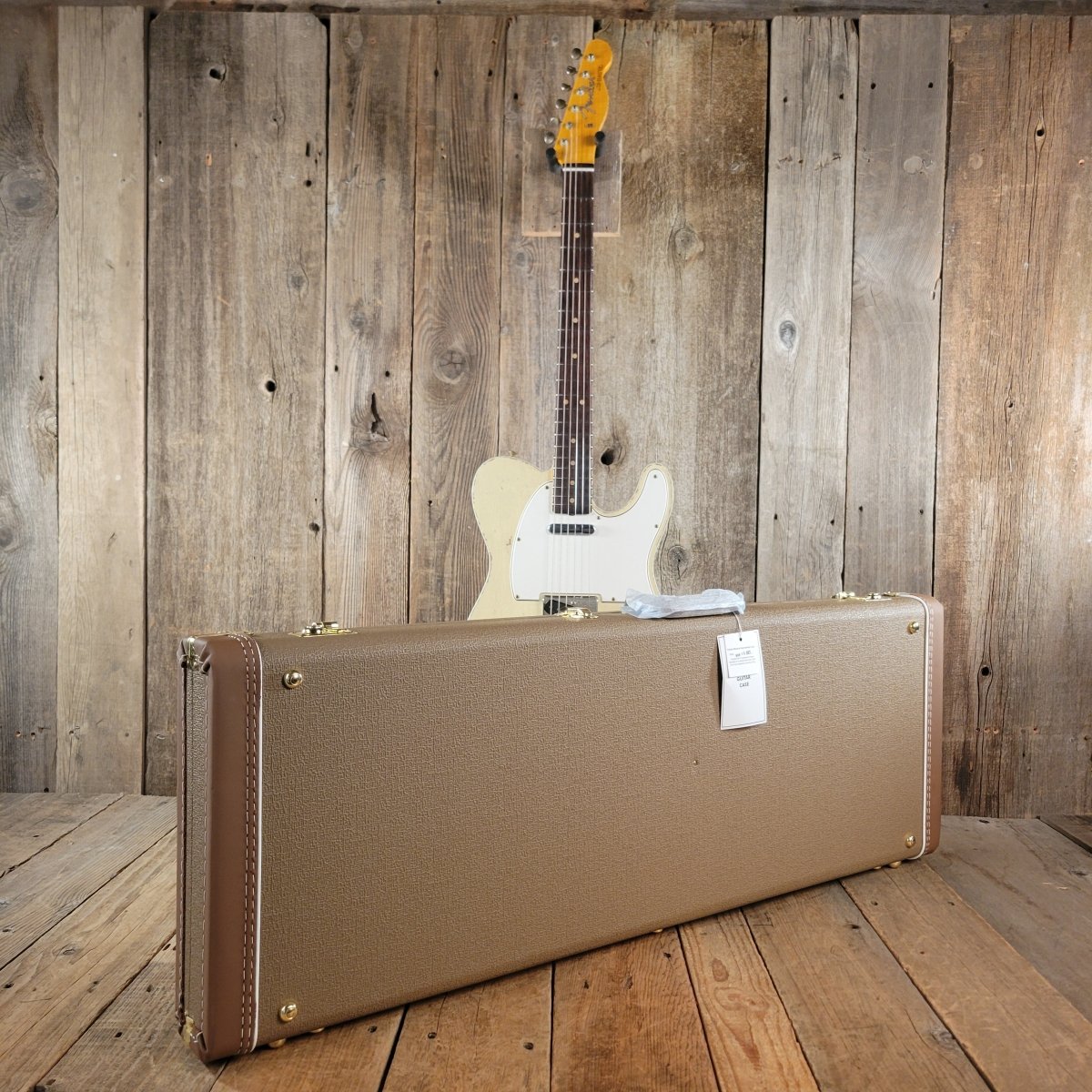 SOLD - Fender 62 Telecaster Relic Custom Double Bound Custom Shop 2022 White - Mahar's Vintage Guitars