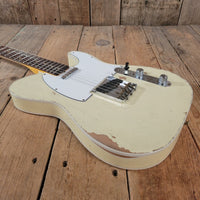 SOLD - Fender 62 Telecaster Relic Custom Double Bound Custom Shop 2022 White - Mahar's Vintage Guitars