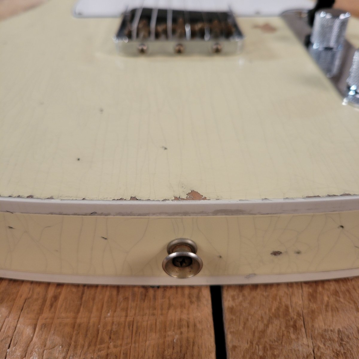 SOLD - Fender 62 Telecaster Relic Custom Double Bound Custom Shop 2022 White - Mahar's Vintage Guitars