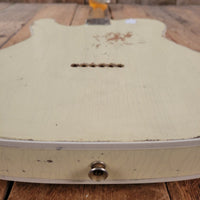SOLD - Fender 62 Telecaster Relic Custom Double Bound Custom Shop 2022 White - Mahar's Vintage Guitars