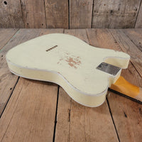 SOLD - Fender 62 Telecaster Relic Custom Double Bound Custom Shop 2022 White - Mahar's Vintage Guitars
