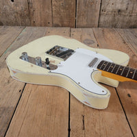 SOLD - Fender 62 Telecaster Relic Custom Double Bound Custom Shop 2022 White - Mahar's Vintage Guitars