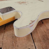 SOLD - Fender 62 Telecaster Relic Custom Double Bound Custom Shop 2022 White - Mahar's Vintage Guitars