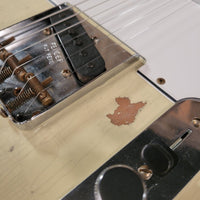 SOLD - Fender 62 Telecaster Relic Custom Double Bound Custom Shop 2022 White - Mahar's Vintage Guitars