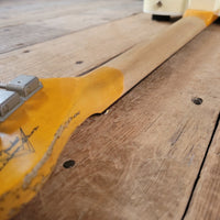 SOLD - Fender 62 Telecaster Relic Custom Double Bound Custom Shop 2022 White - Mahar's Vintage Guitars