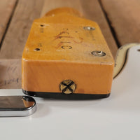 SOLD - Fender 62 Telecaster Relic Custom Double Bound Custom Shop 2022 White - Mahar's Vintage Guitars