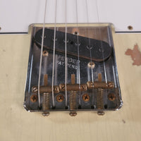 SOLD - Fender 62 Telecaster Relic Custom Double Bound Custom Shop 2022 White - Mahar's Vintage Guitars