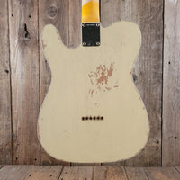 SOLD - Fender 62 Telecaster Relic Custom Double Bound Custom Shop 2022 White - Mahar's Vintage Guitars