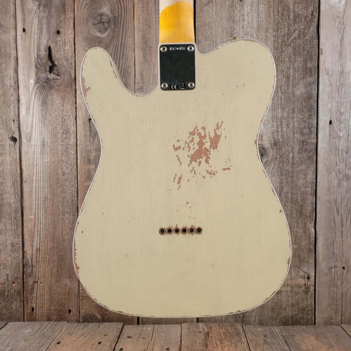 SOLD - Fender 62 Telecaster Relic Custom Double Bound Custom Shop 2022 White - Mahar's Vintage Guitars