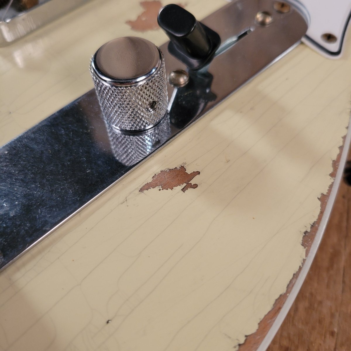 SOLD - Fender 62 Telecaster Relic Custom Double Bound Custom Shop 2022 White - Mahar's Vintage Guitars