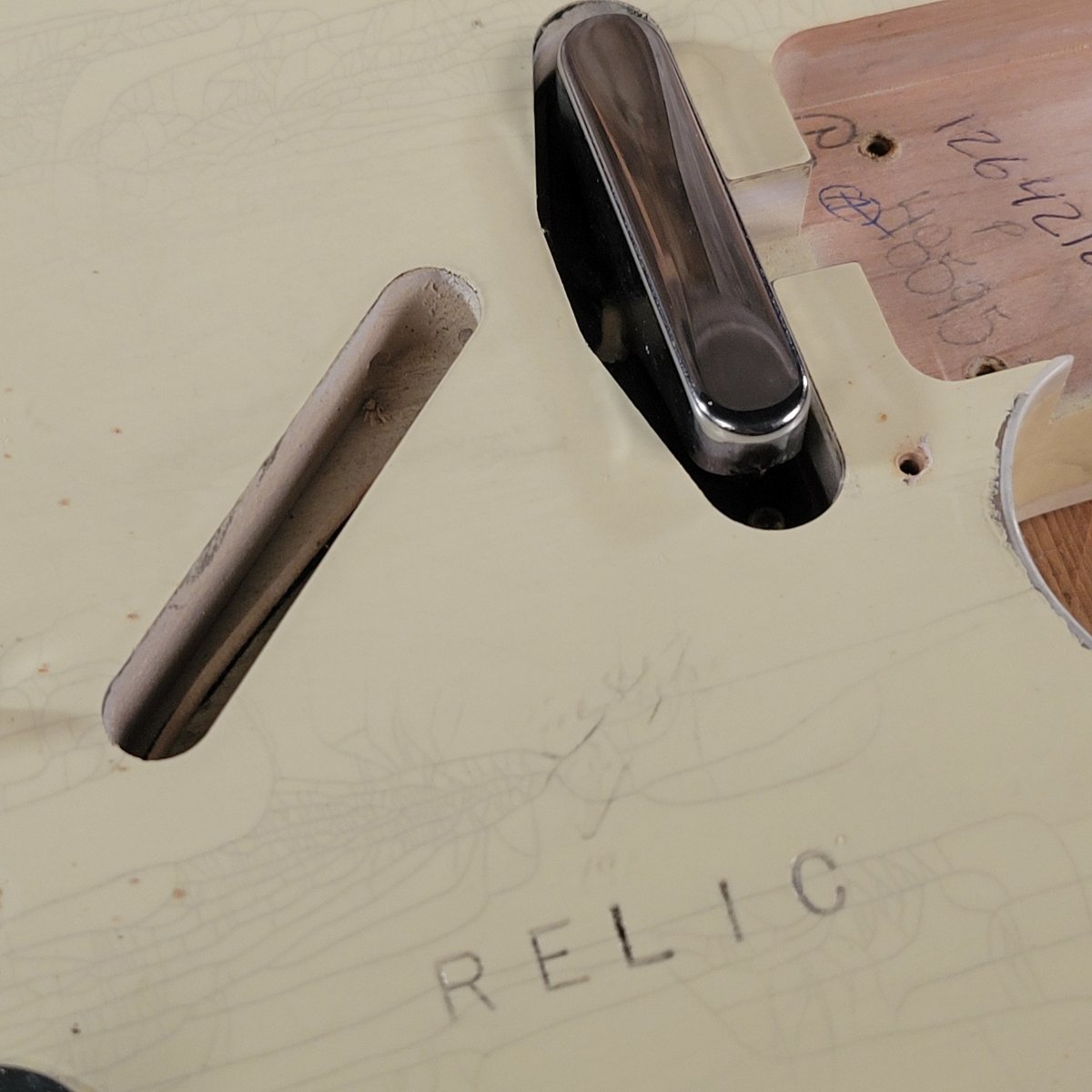 SOLD - Fender 62 Telecaster Relic Custom Double Bound Custom Shop 2022 White - Mahar's Vintage Guitars