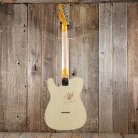 SOLD - Fender 62 Telecaster Relic Custom Double Bound Custom Shop 2022 White - Mahar's Vintage Guitars