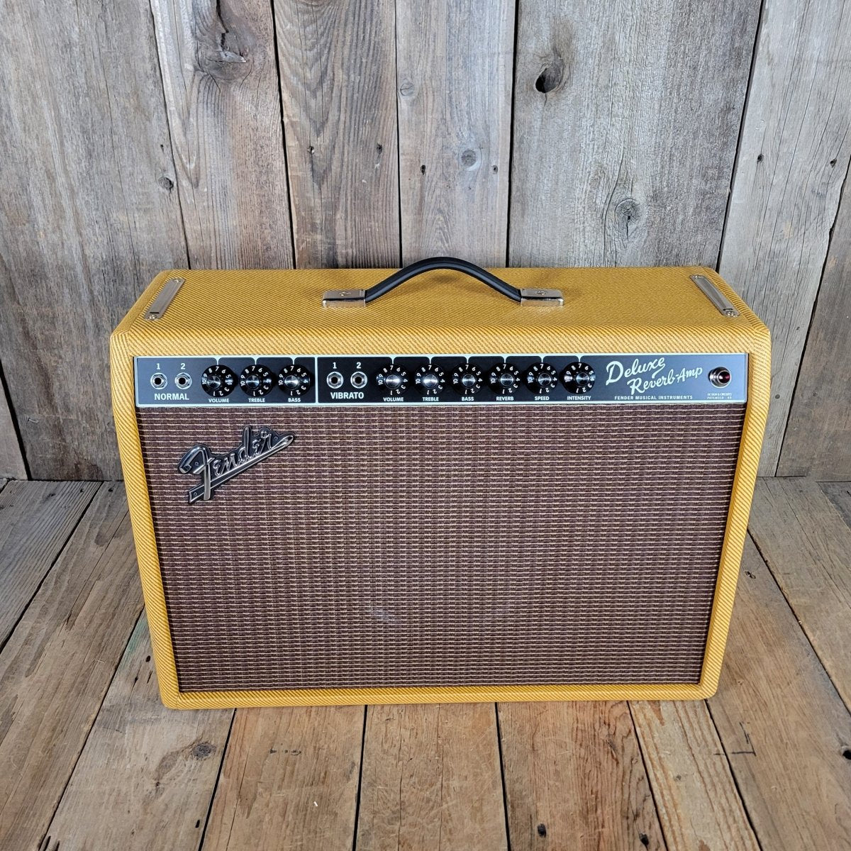 SOLD - Fender 65 Deluxe Reverb Tweed Limited Edition As New in Box! 2019 - Mahar's Vintage Guitars
