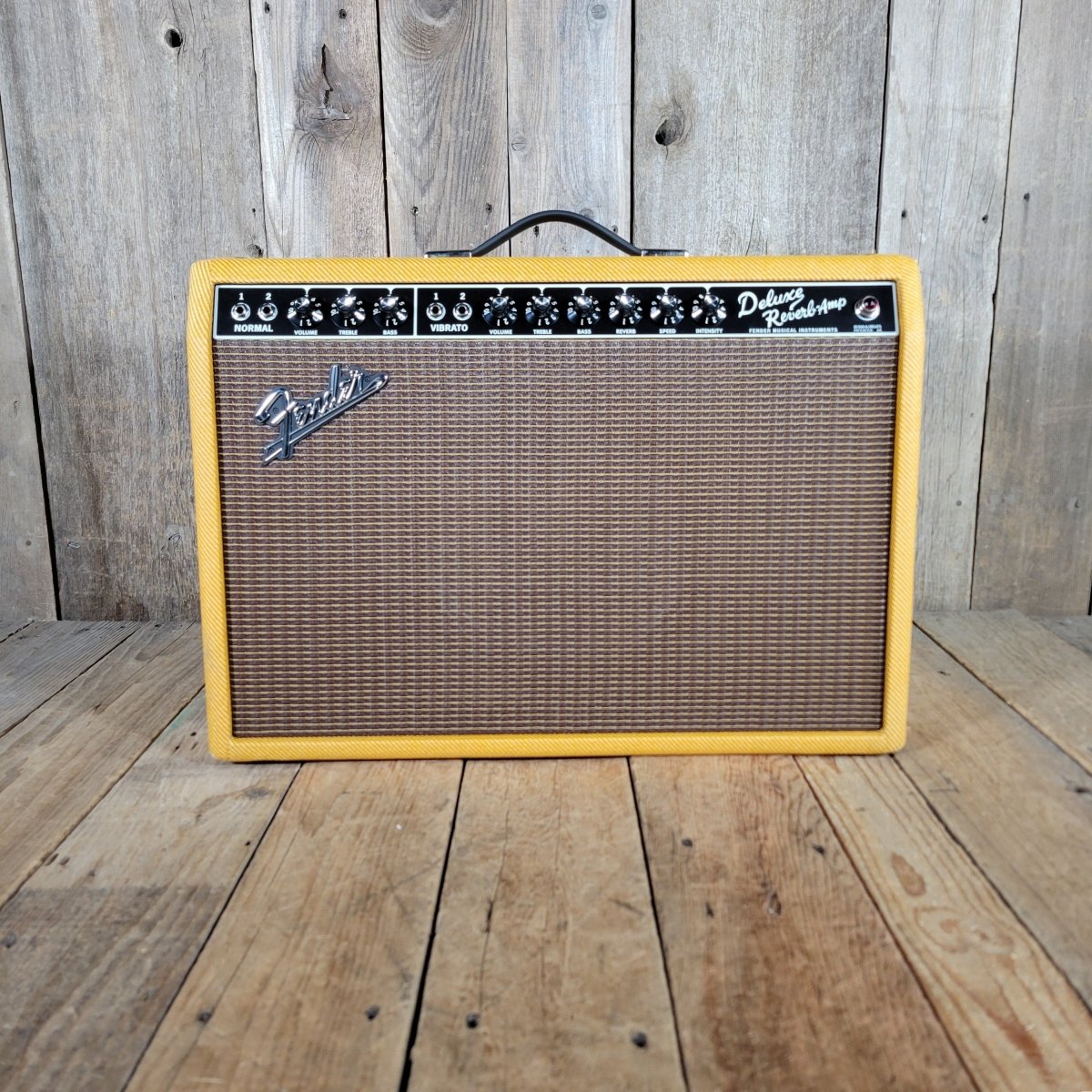SOLD - Fender 65 Deluxe Reverb Tweed Limited Edition As New in Box! 2019 - Mahar's Vintage Guitars